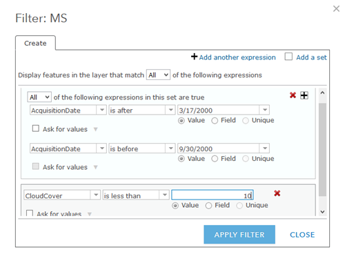 Filter pane Filter pane